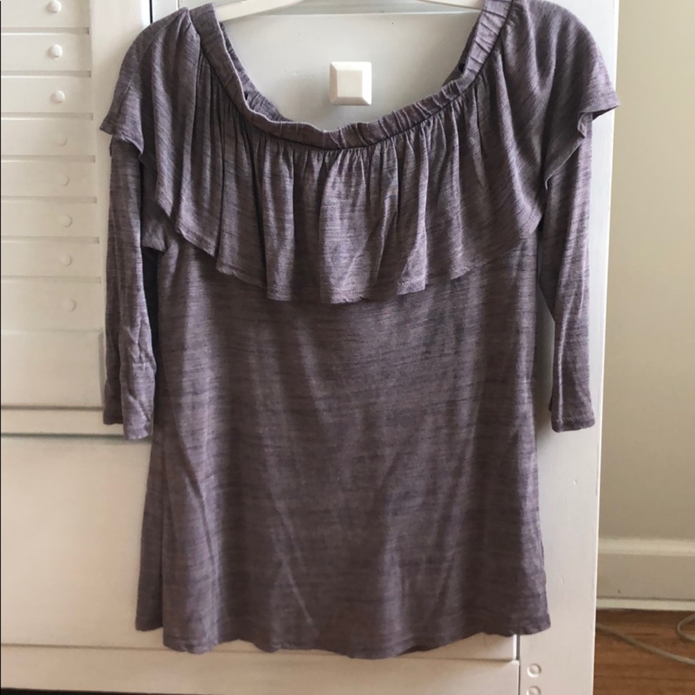 Anthropologie off the shoulder top
